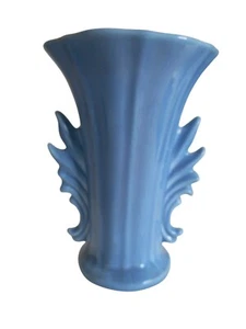 Jarrón azul Art Deco de cerámica vintage de California Estate Find - Imagen 1 de 11