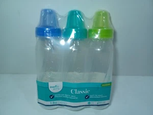 Evenflo Classic Baby Bottle 8 oz. 3 Count Assorted Colors - Picture 1 of 6