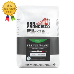Coffee Coffee DECAF French Roast Ground Coffee, 28 Oz Bag, Dark Roast, Swiss Wat - Bild 1 von 12