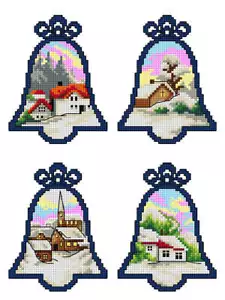 Campane di Natale 152CS Kit punti incrociati scintilla crafting - Foto 1 di 1