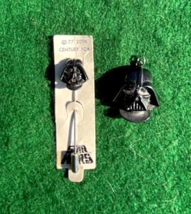 1977 Vintage Dart Vader STAR WARS pin & Pendant Jewelry lot 20th Century Fox - Picture 1 of 6
