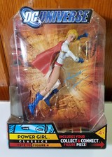 *AUTOGRAPHED* DC Universe Classics Power Girl Amanda Conner Adam Hughes New MOC