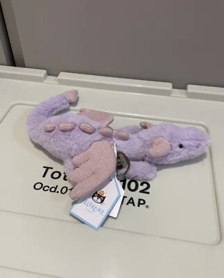 Jellycat 12cm Cute Flying Dragon Plush Keychain Pendant Genuine with label - Image 1 of 4