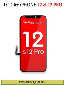iPhone 12 / iPhone 12 Pro LCD Bildschirm Display + Touchscreen - Premium Quality - Afbeelding 1 van 3