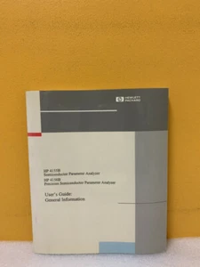 HP 04156-90100 Semiconductor Parameter Analyzer User Guide: General Information - Picture 1 of 3