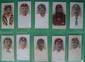 CRICKETERS 1896 - WILLS - NOSTALGIA (REPRINT) - 1983 - FULL SET (50) - Picture 1 of 10
