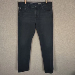 AG Adriano Goldschmied Herren Denim Jeans 36x34 einfarbig blau The Graduate Tailored - Bild 1 von 15