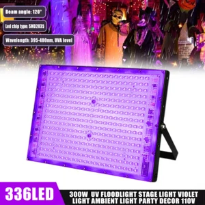 300W LED UV Floodlight Stage Light Violet light Ambient Light Party Decor 110V - Picture 1 of 20