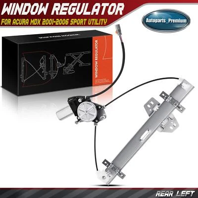 Regulador de ventana eléctrica con motor para Acura MDX 2001-2006 deportivo utilitario trasero izquierdo Foto 1 de 4