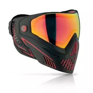 Dye i5 Paintball Brille - Fire 2.0 - schwarz/rot - Bild 1 von 4