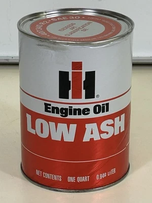 International Harvester bajo en aceite de ceniza 1183 cuarto de galón lata completa SAE 30 Foto 1 de 4