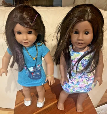 Lote de 2 muñecas Truly Me American Girl + trajes - Excelente Foto 1 de 4