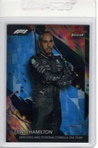 Lewis Hamilton 2024 Topps Finest Formula 1 Blue Refractor #196 F1 Uncommon /150 - Bild 1 von 2