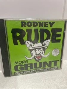 RODNEY RUDE More Grunt CD album 1998 Aussie stand-up comedy offensive explicit - Picture 1 of 3