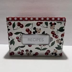 Disney Parks Back In The Day Collection Recipe Tin Minnie Mouse Cherries Cooking - Bild 1 von 5