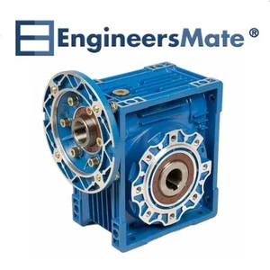 SIZE 40 RIGHT ANGLE WORM GEARBOX SPEED REDUCER 18MM BORE VARIOUS RATIOS NMRV - Picture 1 of 5