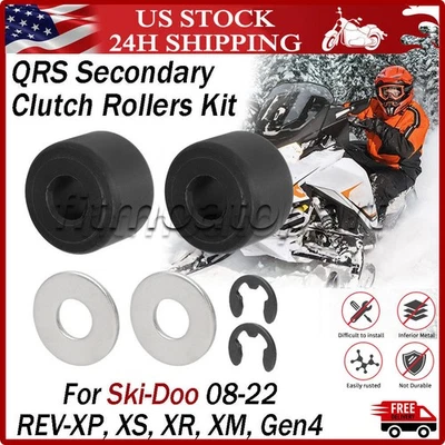 Secondary Clutch Rollers QRS For Ski-Doo 600/800/850/900 2008-2025 417-127-016 Foto 1 de 4