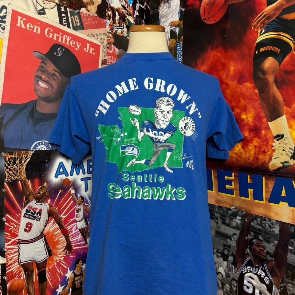 Seattle Seahawks Paul Skansi NFL short sleeve shirt VK04052 - Image 1 of 1