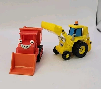Bob The Builder Toys MUCK & Scoop Digger Construction Vehicle Cake Toppers Rare - Image 1 of 4