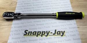 Snap-on Tools USA NEW HI VIZ 3/8” Long Quick-Release Flex Head Ratchet FHRLF80A - Picture 1 of 7