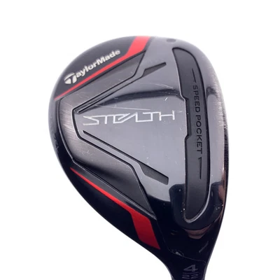 Used TaylorMade Stealth Rescue 4 Hybrid / 22 Degrees / Regular Flex - Image 1 of 4