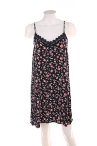 Yessica by C&A Kleid Minikleid Blumen Print D 38 dunkelblau peach - Bild 1 von 5