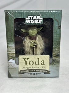 STAR WARS Yoda Bring You Wisdom, I Will Statue Figure • Includes Book 2010 NEW - Picture 1 of 6