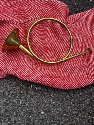 MCM Brass French Horn Made In India (1950s) - image 1 of 4