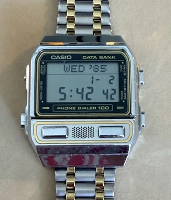 Reloj Casio DBA-900 raro marcador telefónico 100 base de datos vintage. Sello JP Urabuta Foto 1 de 4