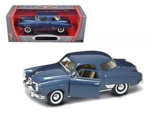 1950 Studebaker Champion Blue Metallic 1/18 Diecast Model Car by Road Signature - Picture 1 of 1