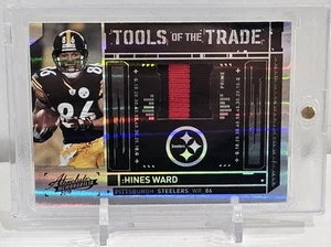Panini Absolute Hines Ward Tools Of The Trade Mem 2010 raro 46/50 - Imagen 1 de 2
