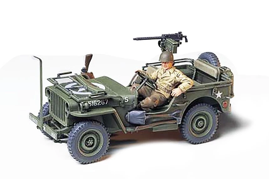 Jeep Willys Mb 1/4 Ton Truck 1-35 veicolo militare tamiya 35219 modellino kit - Immagine 1 di 1