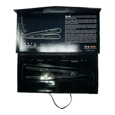 Royale Inspire Turbo Professional Ceramic Straightener Midnight Black - Image 1 of 4