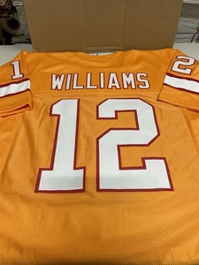Doug Williams #12 QB SWEN STITCHED HOME CUSTOM JERSEY SIZE Men’s XLG Creamsicle - Picture 1 of 2