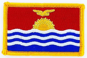 AUFNÄHER Patch FLAGGEN flagge Kiribati kirabati flag Fahne 7x4.5cm - Picture 1 of 1