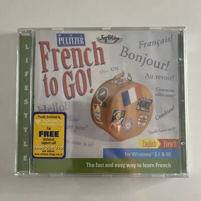 *New Sealed* French to Go! PC Windows Language Learning Software - Image 1 of 2