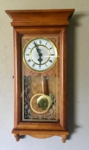 D&A Chiming Wall Clock Quartz Movement! Works and Looks Great! Free Shipping! - Picture 1 of 8