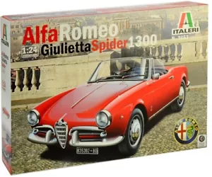 Italeri 1/24 Alfa Romeo Giulietta Spider 1300 # 3653 - Picture 1 of 1