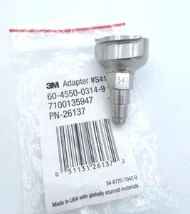 3M #S41 Spray Gun Adapter Trapezoidal Thread 26137 PPS *Free Shipping* - Foto 1 di 10