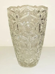 Vtg Czech Sklo Union Nemsova or Rosice large vase 5108/25 1960s 10¼in 2.5kg - Picture 1 of 10