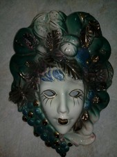 Maschera veneziana artigianale in ceramica