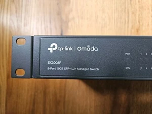 TP-Link SX3008F Omada JetStream 8-Port 10GE SFP+ L2+ Managed Switch - Photo 1/8