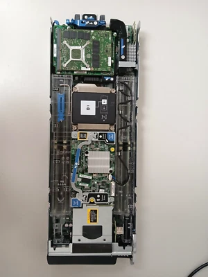 HP ProLiant BL460c Gen8 Blade 2x E5-2643v2 128GB RAM No HDD W/Mezzanine card - Image 1 of 4