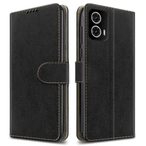 For Motorola Moto G53 5G Case Slim Leather Wallet Phone Cover + Screen Protector - Picture 1 of 21