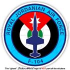 F-104 STARFIGHTER Royal Jordanian Air Force Lockheed F-104A JORDAN Sticker Decal