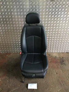 MERCEDES E CLASS W211 FRONT LEFT PASSENGER SIDE HEATED LEATHER SEAT BLACK 2007 - Picture 1 of 7