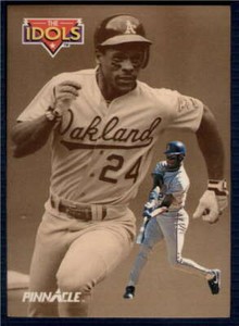 1992 Pinnacle #283 Ken Griffey Jr. Rickey Henderson Idols Baseball Card ID:23862