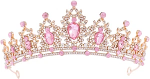 Crystal Tiaras & Crowns for Women Wedding Birthday Princess Headband, Rhinestone - Picture 1 of 12