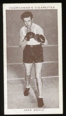 1938 W.A. & A.C. Churchman Boxing Personalities Boxing #13 Jack Doyle EX *d3 - Image 1 of 2
