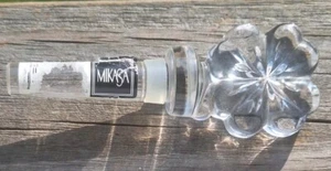 Flaschenverschluss Österreich Mikasa 4 Blatt Kleeblatt Klarglas Kristall Dame Glück GESCHENK - Bild 1 von 7